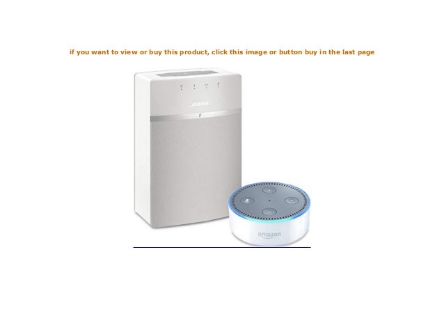 bose soundtouch 10 and alexa