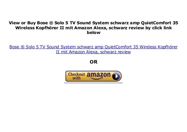 bose solo 5 alexa