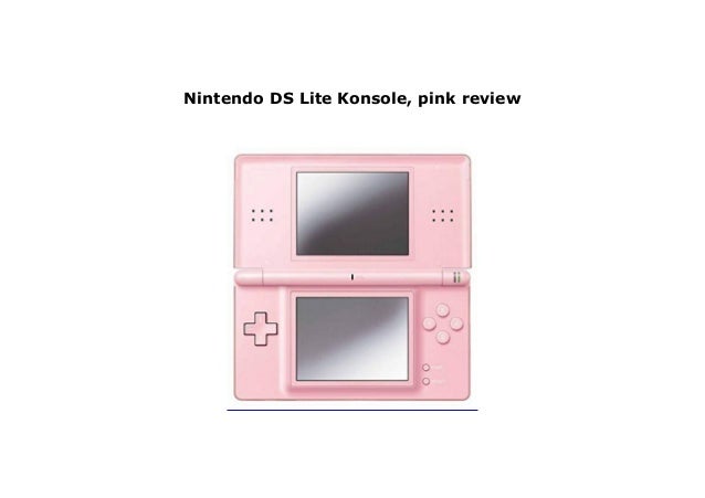 nintendo ds lite pink
