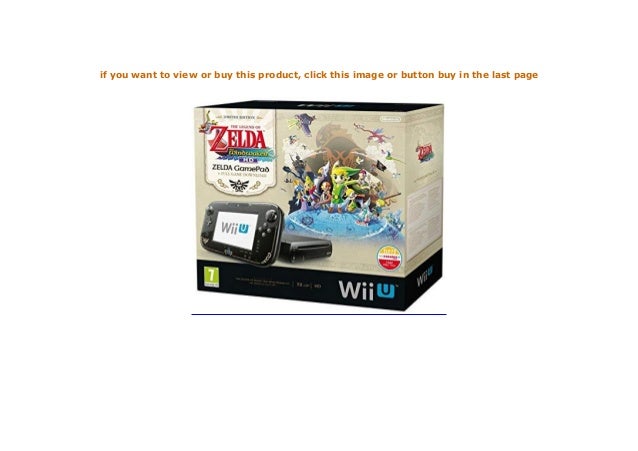Nintendo Wii U Konsole Premium Pack 32gb Schwarz The Legend Of