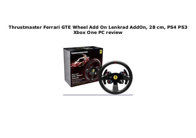 Thrustmaster Ferrari Gte Wheel Add On Lenkrad Addon 28 Cm Ps4 Ps3