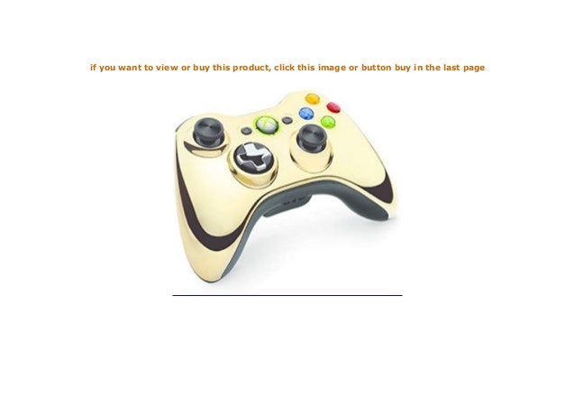 Xbox 360 Wireless Controller Chrome Gold Review