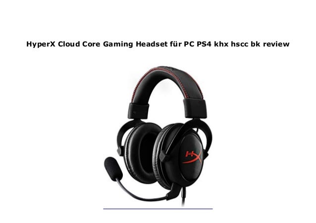hyperx cloud core ps4