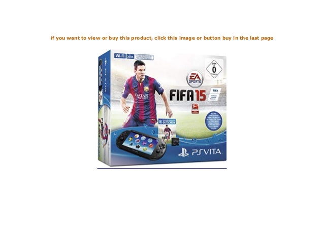 Playstation Vita Wi Fi Inkl Fifa 15 Review