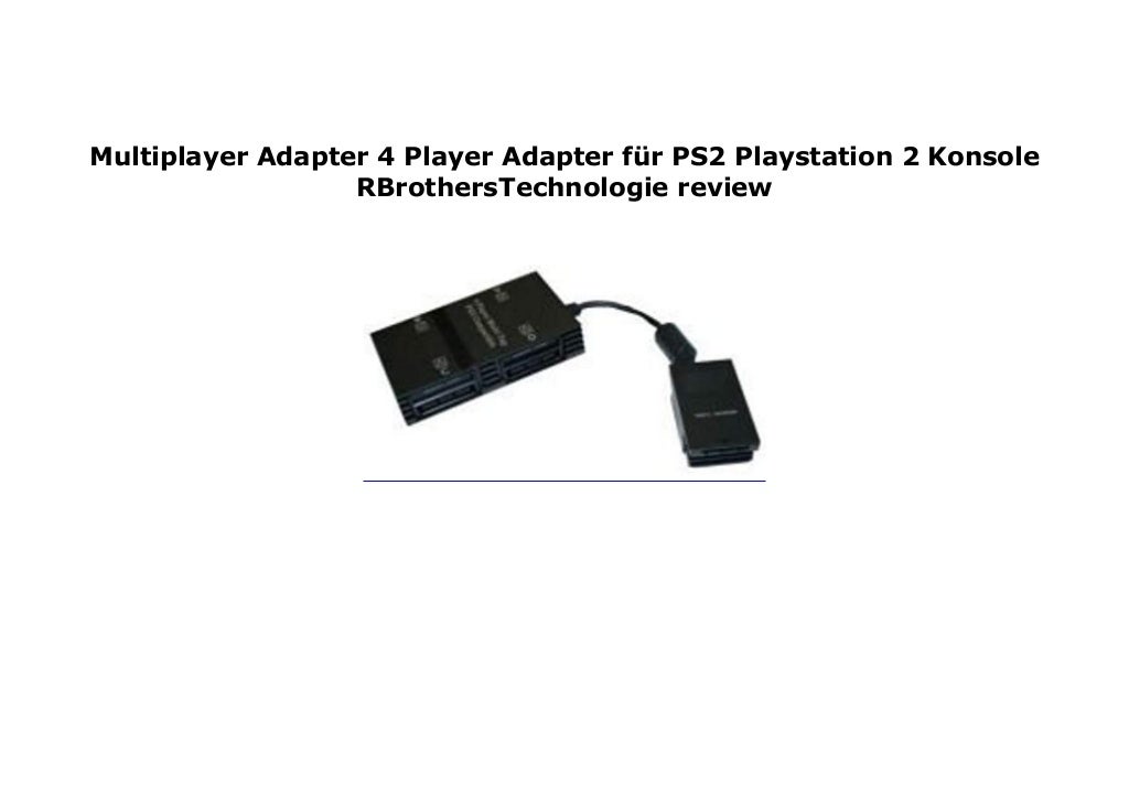 Multiplayer Adapter 4 Player Adapter f r PS2 Playstation 2 Konsole