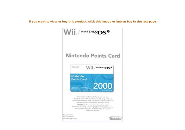 buy wii points