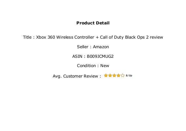 Xbox 360 Wireless Controller Call Of Duty Black Ops 2 Review