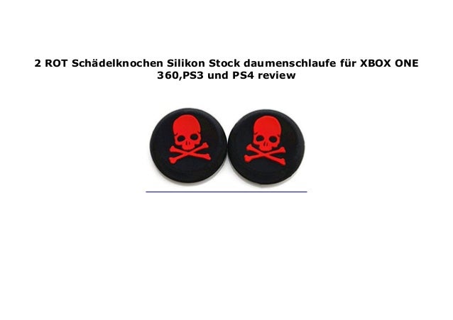 2 Rot Sch Delknochen Silikon Stock Daumenschlaufe F R Xbox One