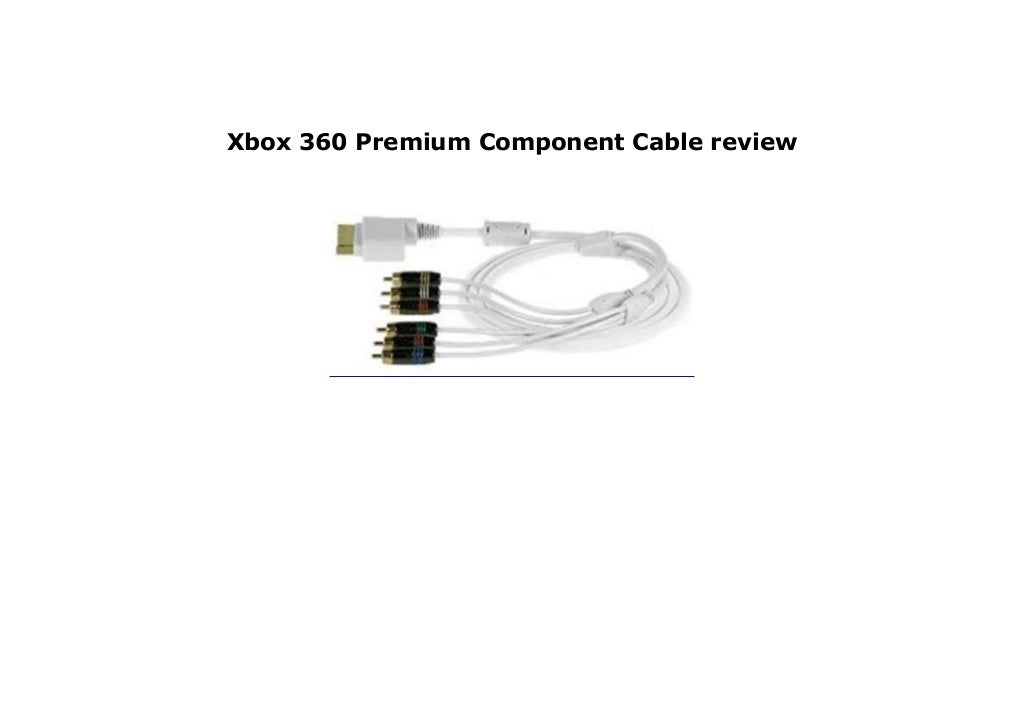 Xbox 360 Premium Component Cable review
