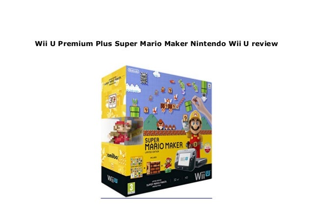 super mario maker 1 wii u