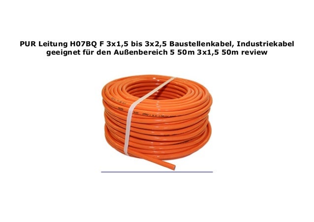 Netbote24 TITANEX H07RN-F Kabel 5x1,5 Mm² – 10 M, Baustellenkabel, Für Außenbereich, Flexibel & Robust