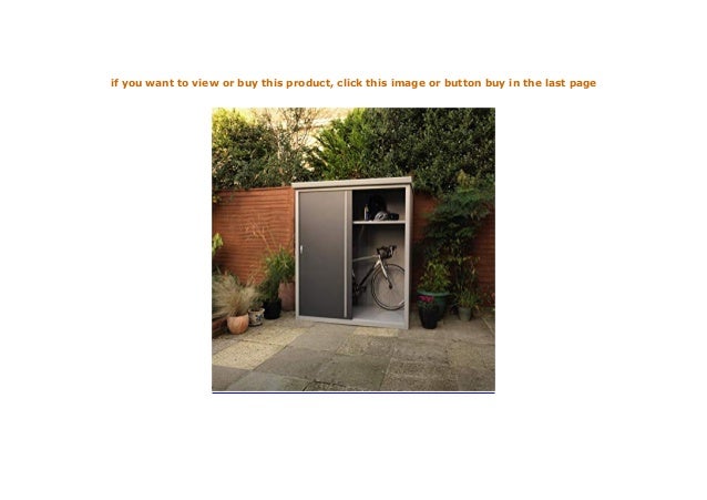 Gartenschrank Ger Teschrank Trimetals Guardian 172x90x187cm Grau Anth