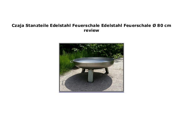 Edelstahl Feuerschale Ø 80 cm