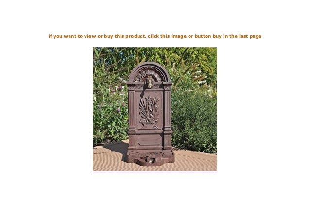 Standbrunnen Wzs6 Wasserzapfstelle Wandbrunnen Design Antik F R Garte