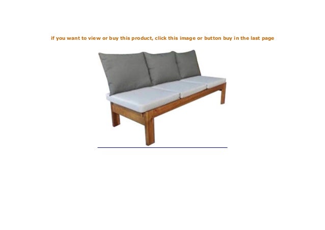 OUTLIV. Liegebank Alofi 3 Sitzerbank 224cm verstellbare Sitz Liegefl…