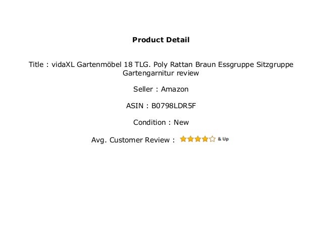 Vidaxl Gartenm Bel 18 Tlg Poly Rattan Braun Essgruppe Sitzgruppe Gar