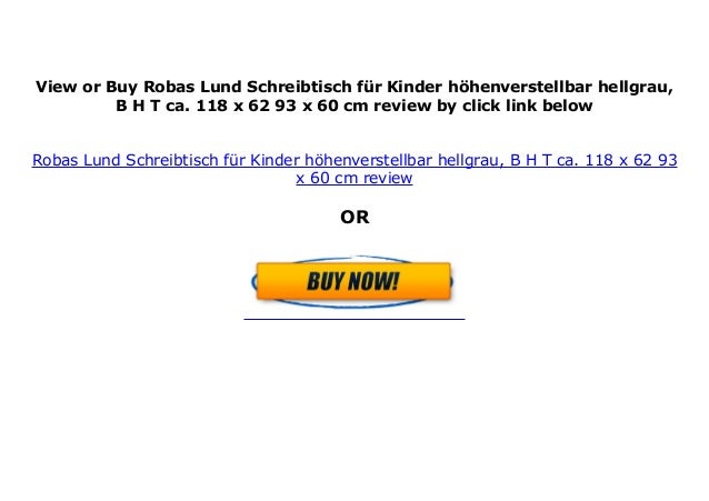 Robas Lund Schreibtisch f r Kinder h henverstellbar ...