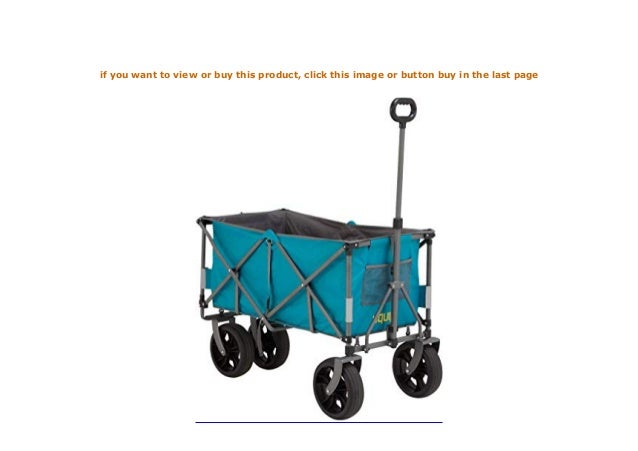 Uquip Faltbarer Bollerwagen Holly XXL Vollgummi Reifen, Gro e Ladefl