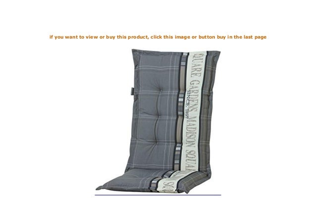 Madison Spar Set 6x Gartenm Belauflage Garden Hochlehner Kissen Aufla