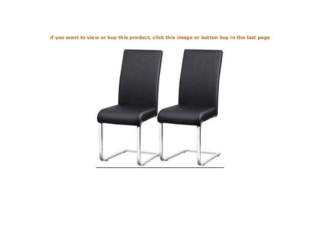 Yaheetech 2er Set Esszimmerstuhl Schwingstuhl Essgruppe Schwarz Kuns