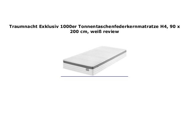 7 Zonen Tonnen Taschenfederkern Matratze Sana Tfk Made In Germany Hohe 18cm Doppeltuch Bezug Sanicare Federkernmatratze Hartegrad H4 90 X 200 Cm Amazon De Kuche Haushalt