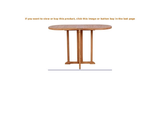 Mr Deko Teak Balcony Tisch Gartentisch Eckig Rund Klappbar