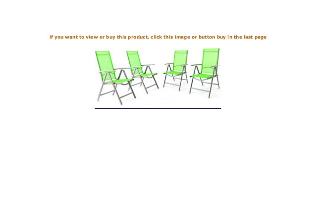 4er Set Klappstuhl Grun Komfortbreite Gartenstuhl Campingstuhl Terrassenstuhl Stuhle Sessel