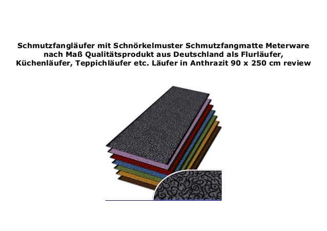 Schmutzfangl Ufer Mit Schn Rkelmuster Schmutzfangmatte Meterware Na