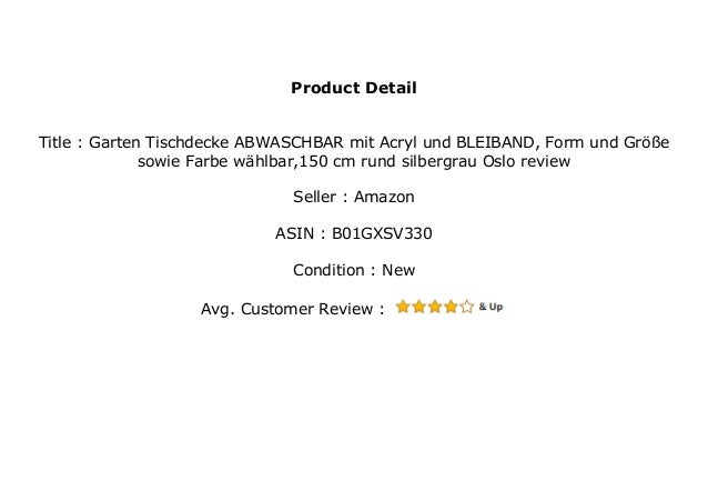 Garten Tischdecke Abwaschbar Mit Acryl Und Bleiband Form Und Gr E S