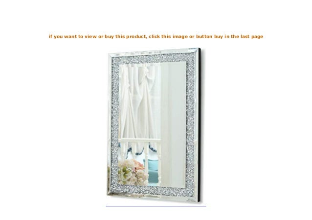 Richtop Wandspiegel Gro Rechteck Rahmenlos Design Schwarz Holz Back