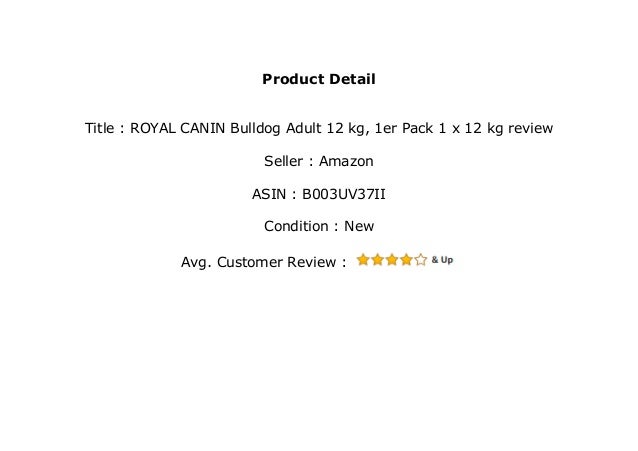 royal canin bulldog adult 12kg