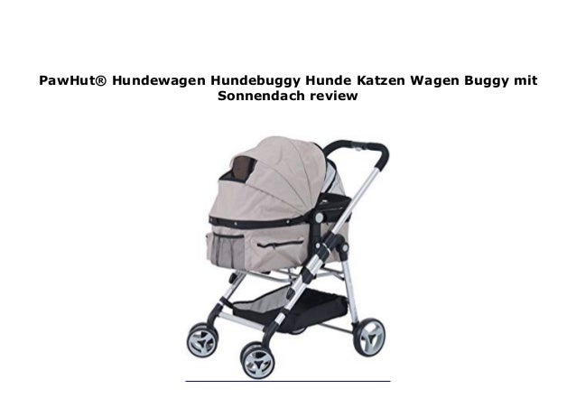 Pawhut Hundewagen Hundebuggy Hunde Katzen Wagen Buggy Mit