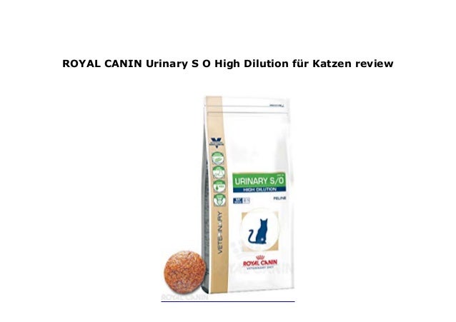 royal canin urinary so high dilution