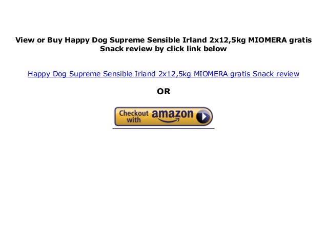 happy dog supreme sensible irland