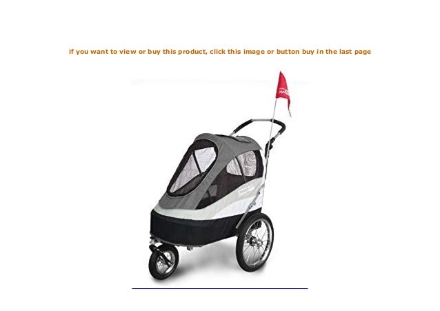 Innopet Sporty Trailer Grau Pet Stroller Hunde Fahhradanh Nger Hund