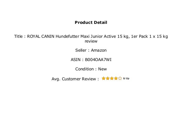 maxi junior active royal canin