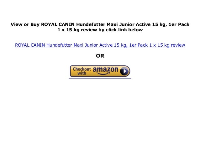 maxi junior active royal canin