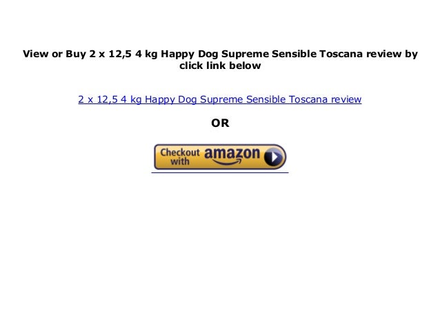 happy dog supreme sensible toscana