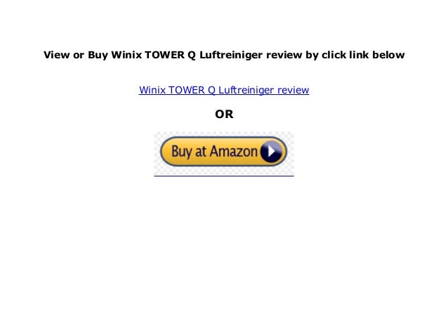 Winix Tower Q Luftreiniger Review