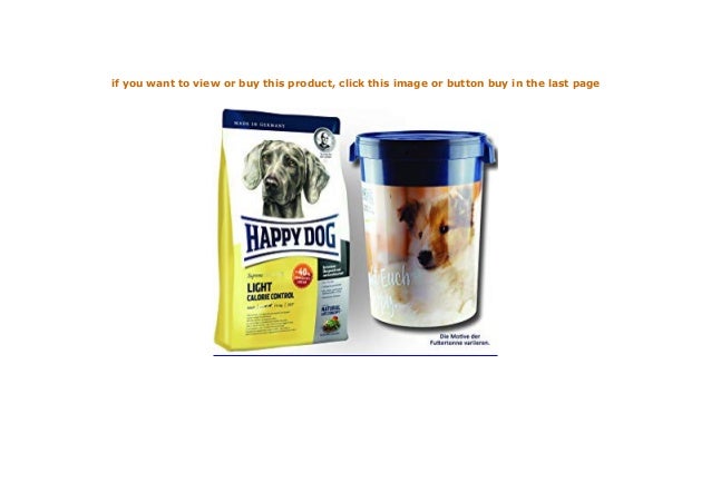 happy dog light calorie control