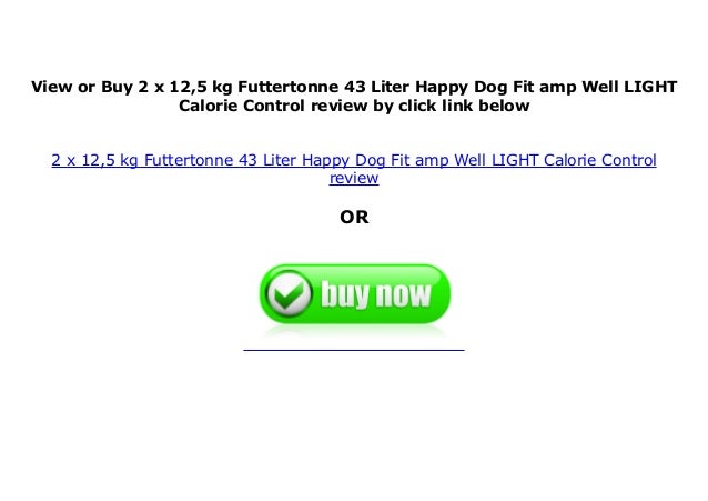 happy dog light calorie control