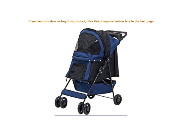 pawise pet stroller