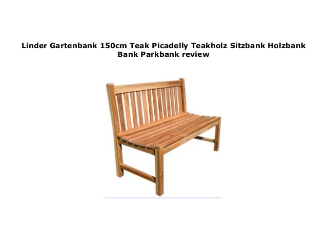 Kmh 3er Teak Gartenbank Tisch Sitzbank Holzbank Parkbank Bank