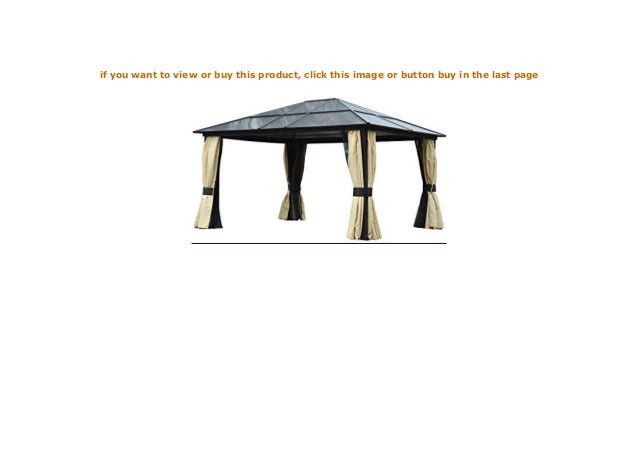 Outsunny Luxus Pavillon Gartenpavillon Gartenzelt Partyzelt Zelt Alu