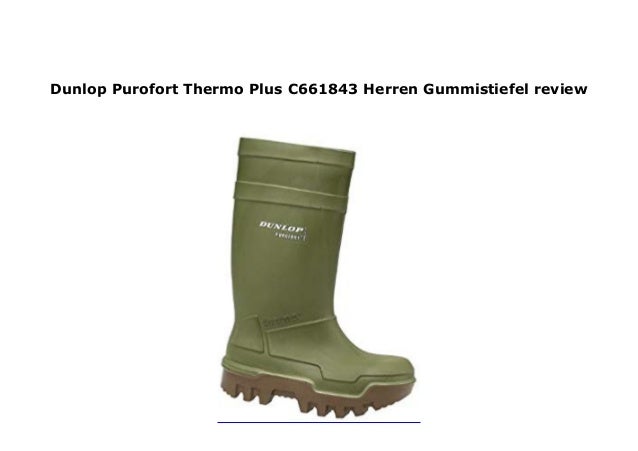 dunlop purofort thermo