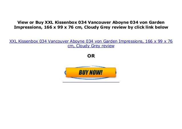 Xxl Kissenbox 034 Vancouver Aboyne 034 Von Garden Impressions 16