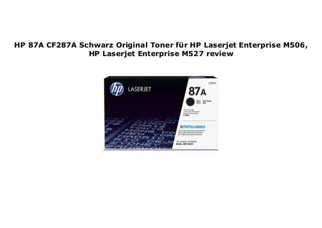 hp laserjet 87a