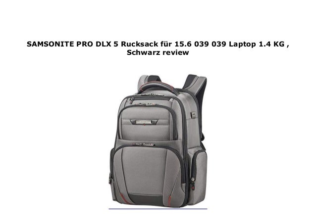 samsonite pro dlx 5 15 6