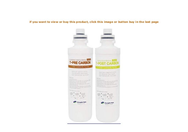 T-PRE-CARBON Filter T-POST-CARBON Filter für ChungHo Nais Ersatzfilter