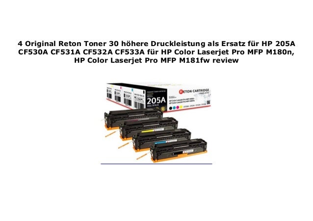 hp laserjet pro m181fw toner